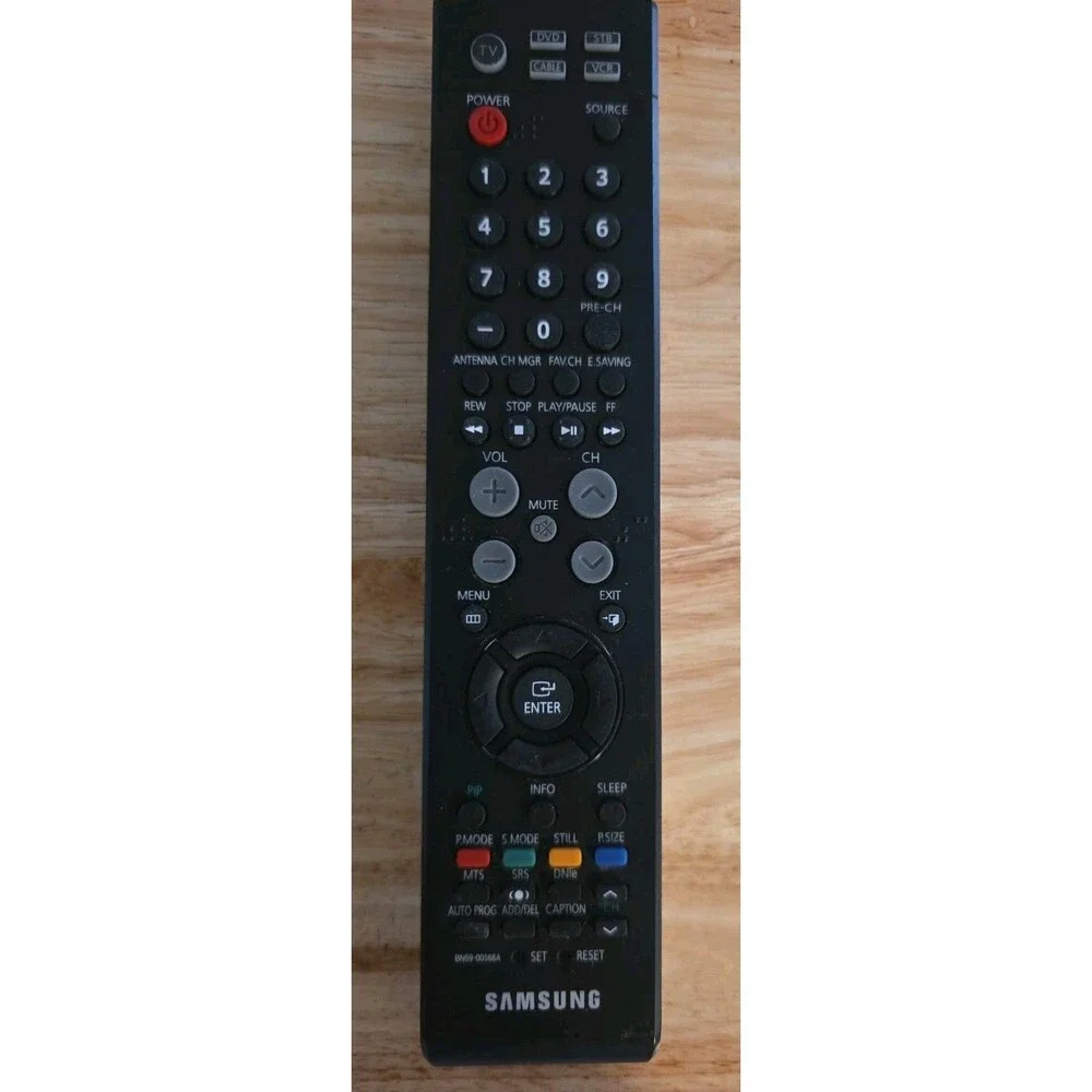 Samsung BN59-00568A Universal Remote Control TV DVD STB Cable VCR Black OEM